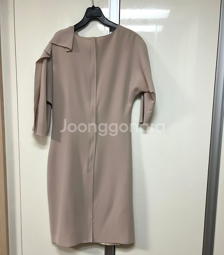 한섬 랑방컬렉션 셔링 드레이프 원피스 하객룩 돌잔치--1