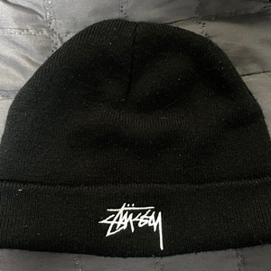 남녀공용! 실물 이쁜 STUSSY 스투시 비니 블랙