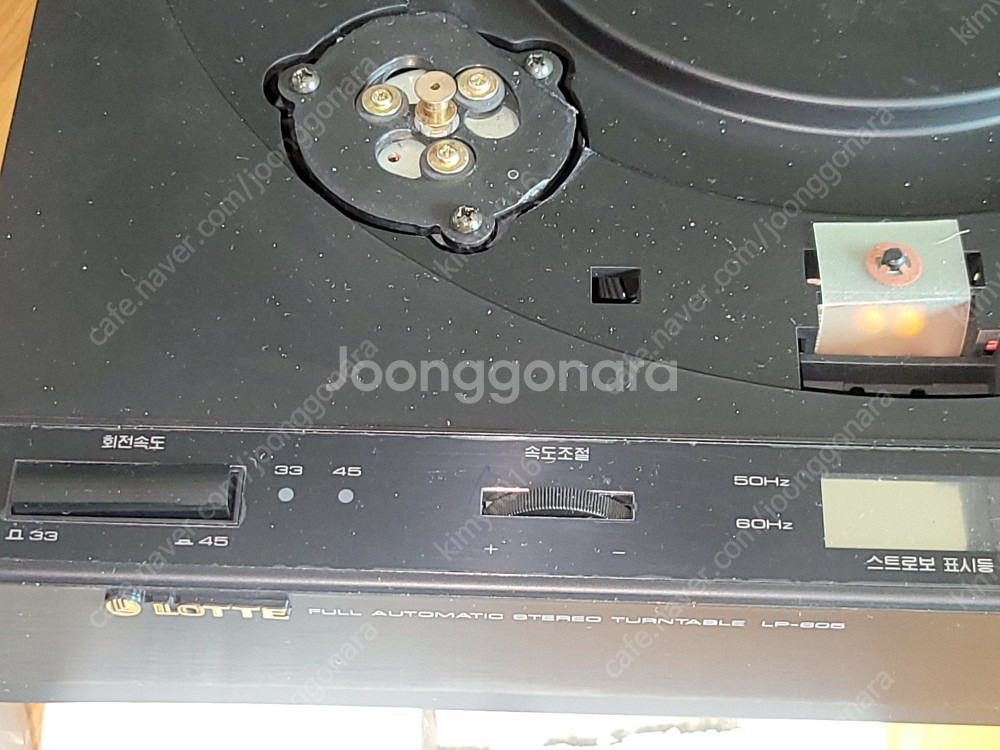 롯데 pioneer LP-605 턴테이블 미사용품--5