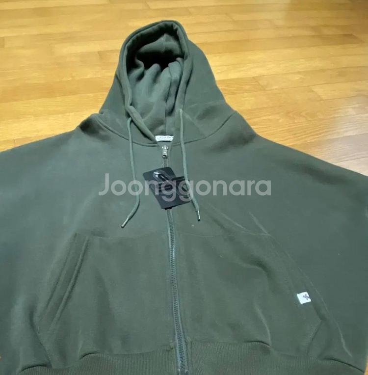 새상품) 젝스믹스 내핑후드집업 카키 FREE--1