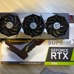 MSI RTX 3080 슈프림 팝니다