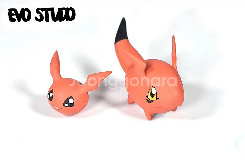 evo 디지몬 테이머즈 유년기 삽니당 피규어 레진--2