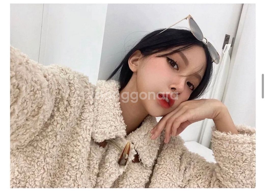 뽀글이 퍼 아우터 떡볶이 코트 자켓--3