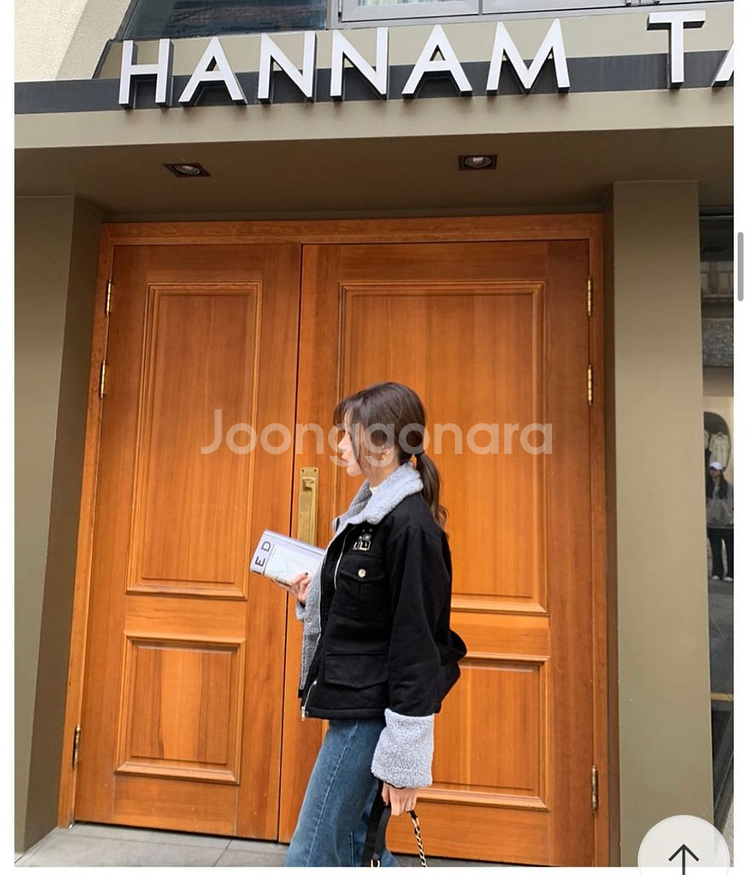 뽀글이 야상자켓 무스탕--2