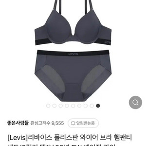 새상품) 리바이스 언더웨어 그레이 85C/10