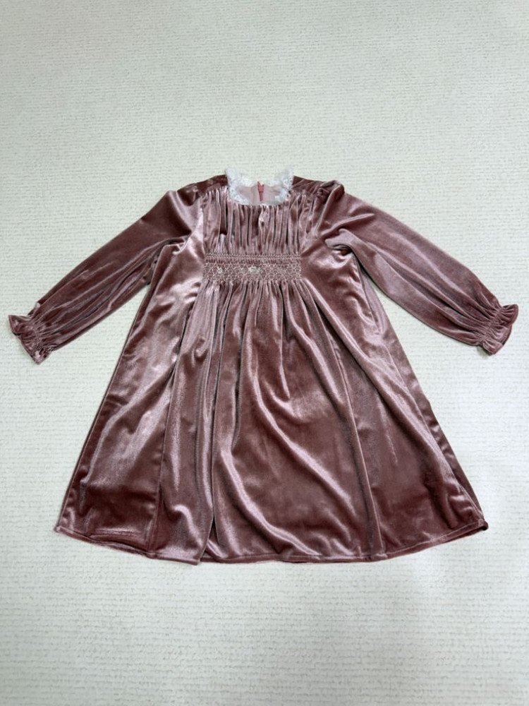 미착용) 슈슈앤크라 벨벳 원피스 4세 이미지