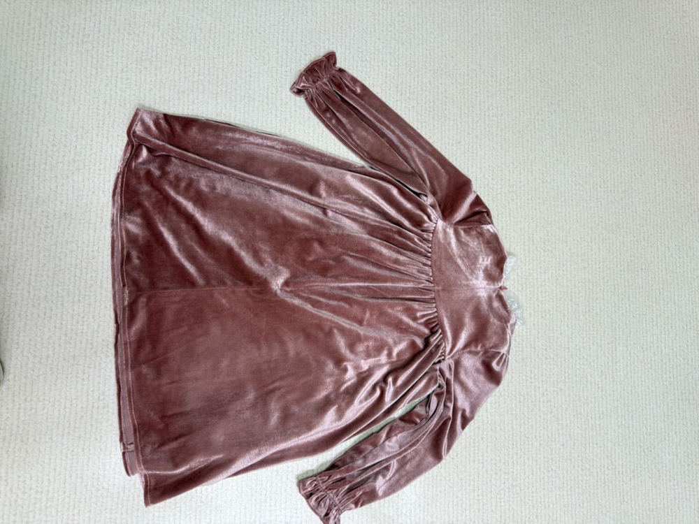 미착용) 슈슈앤크라 벨벳 원피스 4세 이미지