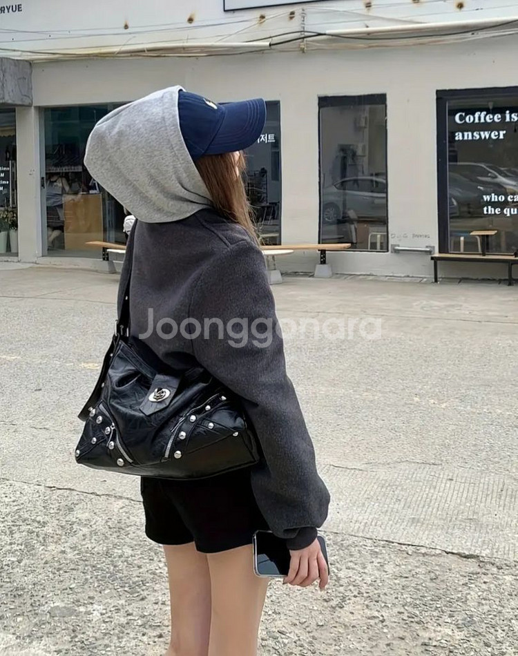 그레이 캐주얼 루즈핏 자켓--3