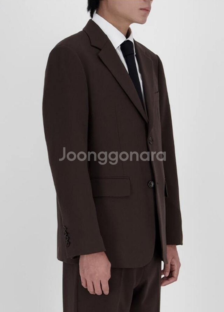 뷰스X깡 콜라보 셋업 정장 그레이 M--2