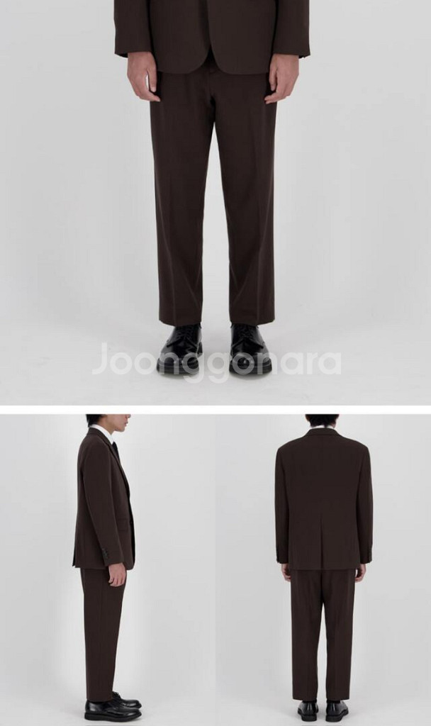 뷰스X깡 콜라보 셋업 정장 그레이 M--5