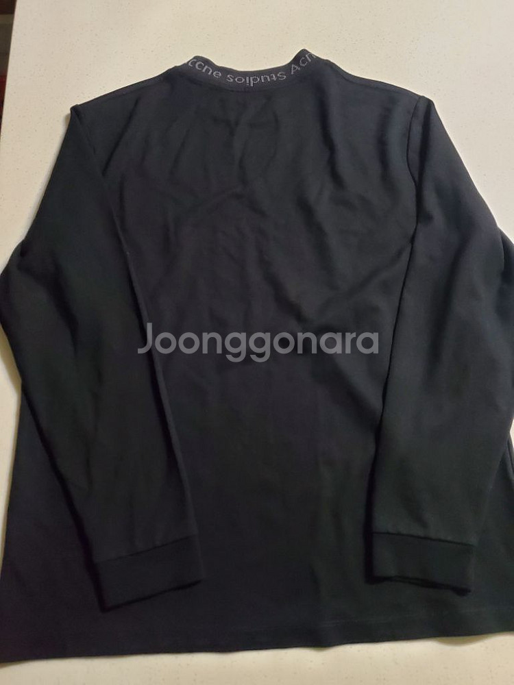 [L]아크네 넥로고 플로고 롱슬리브 긴팔티셔츠--5