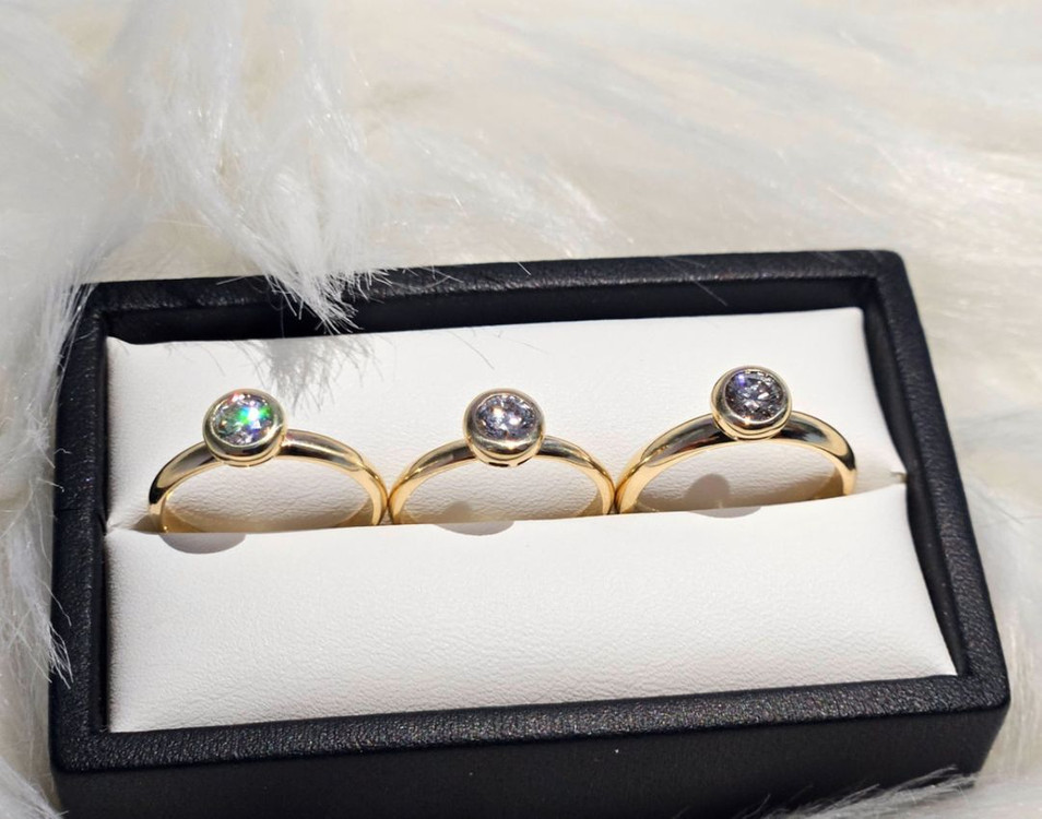 14k랩다이아반지 5부다이아--9