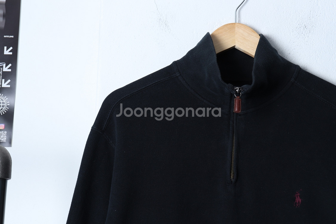 (L-XL) 폴로 랄프로렌 맨투맨 티셔츠 반집업--2
