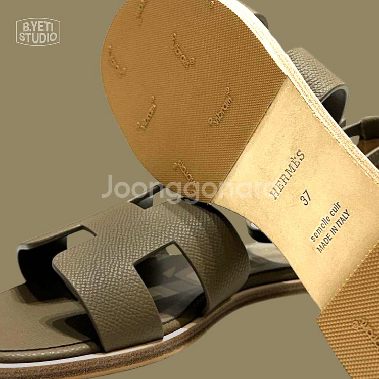 에르메스 산토리니 샌들 밑창보강 - 각종 명품신발 수선--4