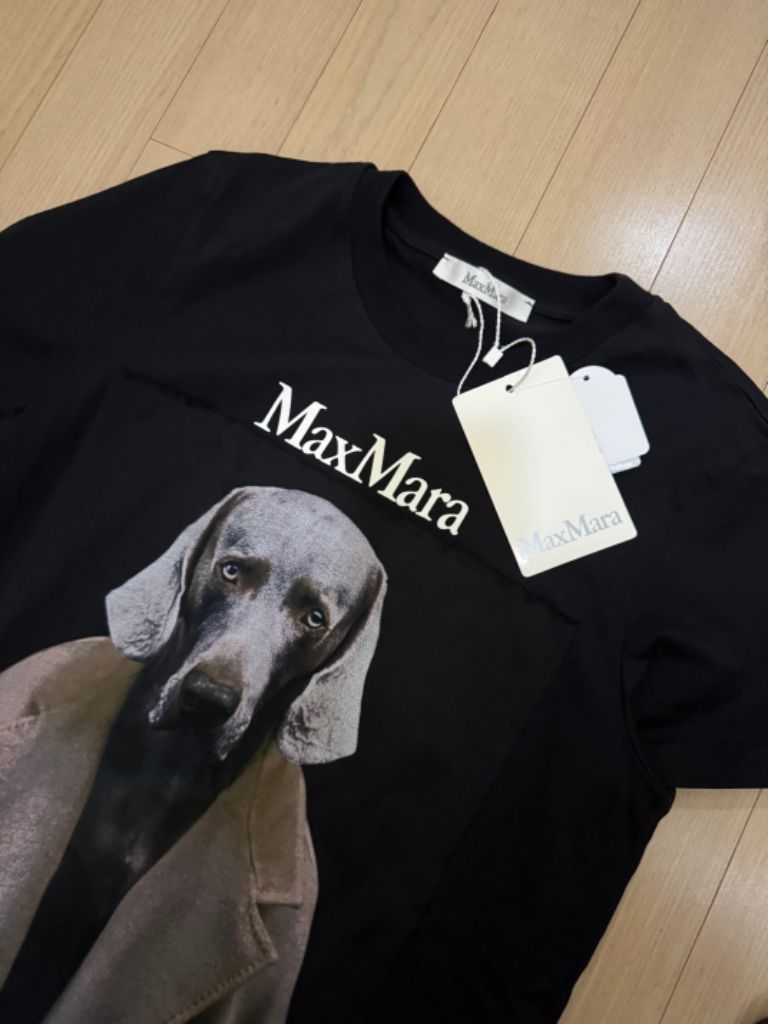 막스마라 MAXMARA 도그 티셔츠