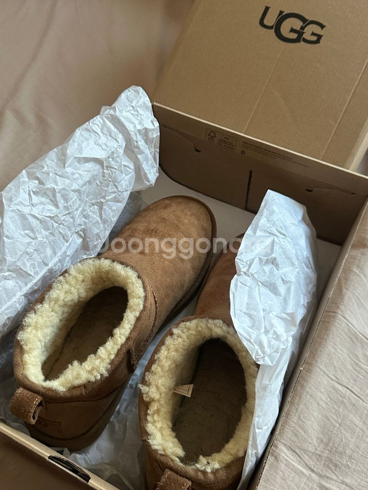 남성 UGG 어그 미니 양털 부츠 270 275--5