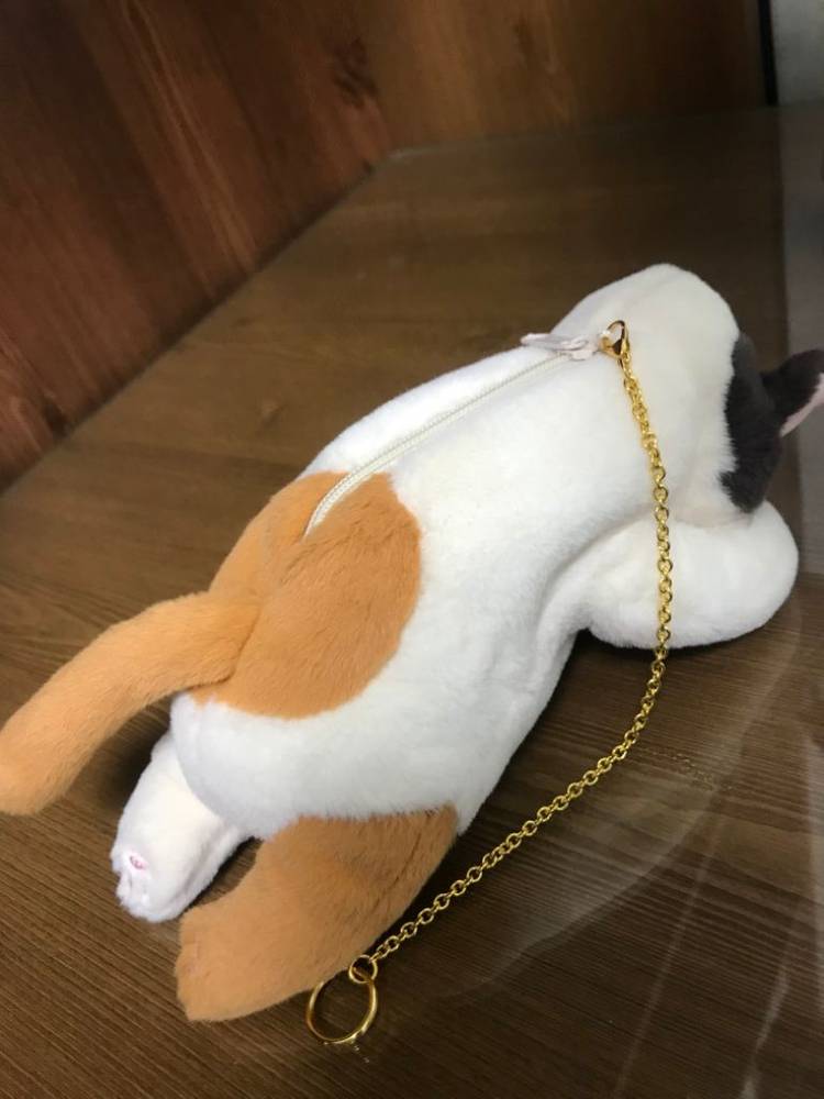 리브하트 미케네코 고양이 파우치 키링(미사용)--1