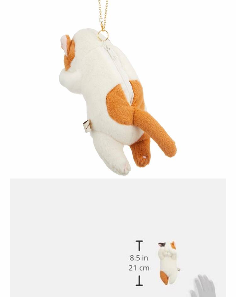 리브하트 미케네코 고양이 파우치 키링(미사용)--4