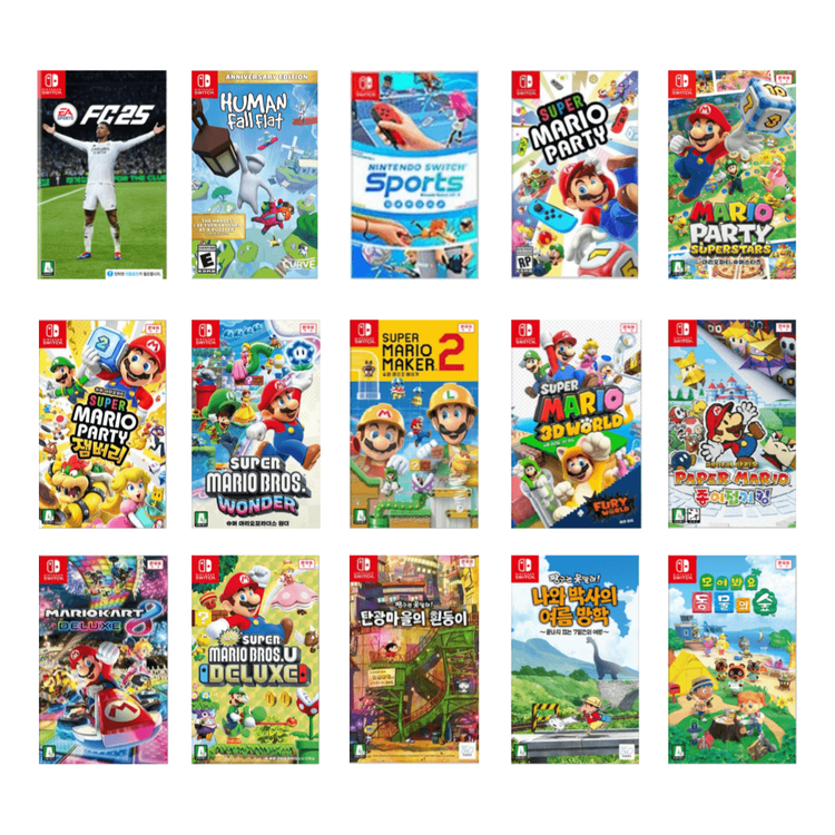 [대여]닌텐도 스위치 1일 단기 렌탈 임대+게임칩--1