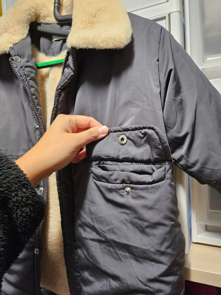 유아 겨울코트 100--3