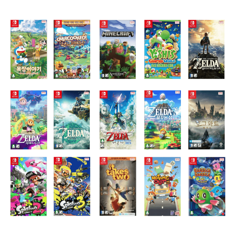 [대여]스위치 oled 1일 단기 렌탈 임대 + 게임칩--2