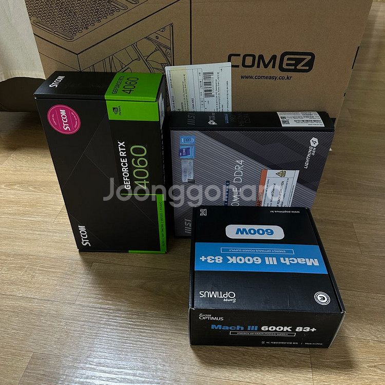 고사양i5 12400f rtx4060 ddr4 16gb--1