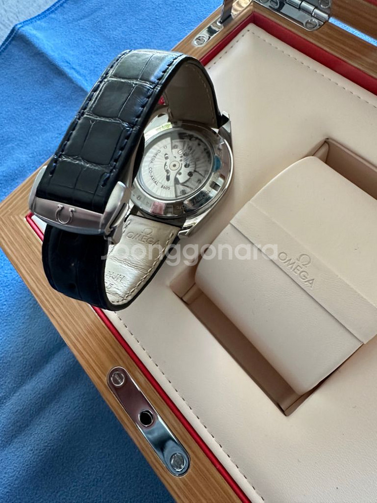 오메가 아쿠아테라 43MM GMT 블루다이얼--6