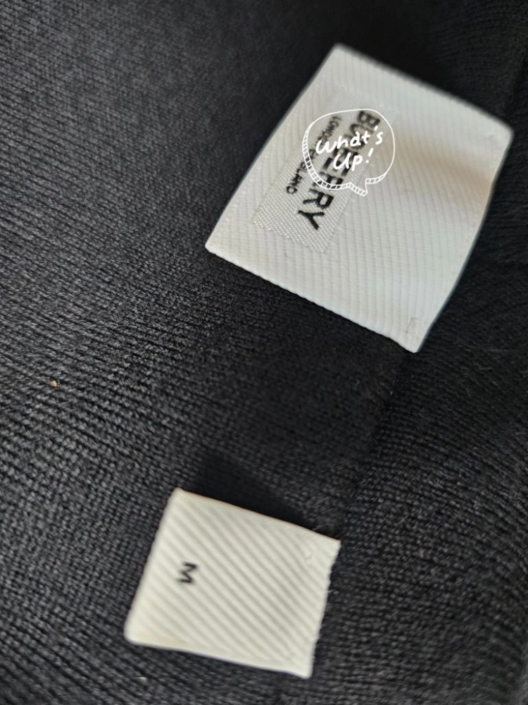 버버리 키즈 판초 M. 버버리 울체크 이미지