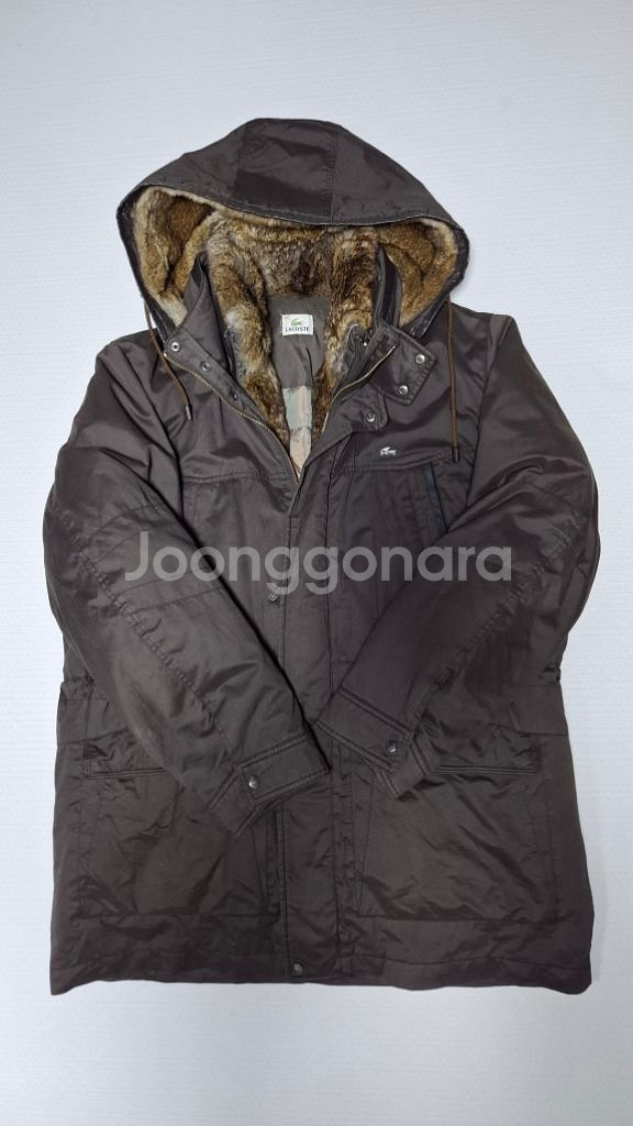 (정품) 라코스테 3in1 토끼털 다운 자켓 패딩 봄버--4