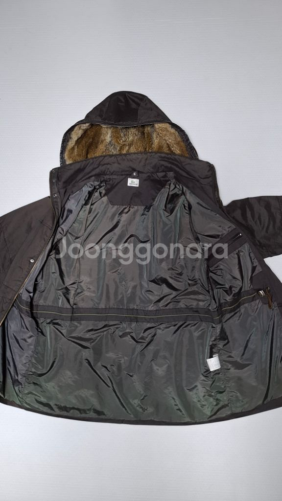(정품) 라코스테 3in1 토끼털 다운 자켓 패딩 봄버--8