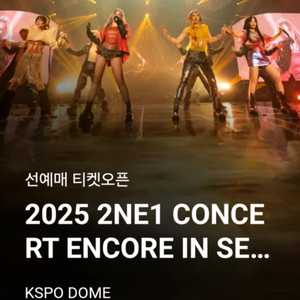 2025 2NE1 CONCERT 투애니원 콘서트 플로어