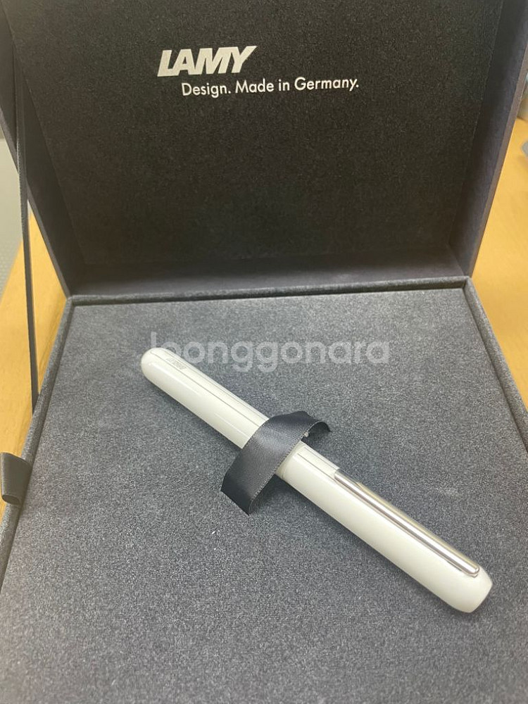 라미 만년필 다이얼로그 피아노 화이트 14K F닙--1