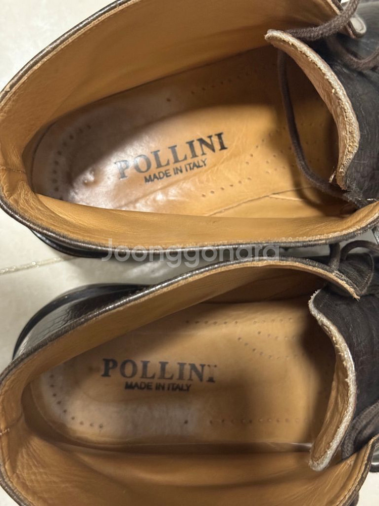 이태리 POLLINI폴리니 남성 구두 다크브라운 280--2