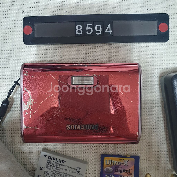 삼성 베뉴 i70 레드 디지털카메라 파우치포함--1