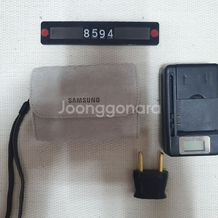 삼성 베뉴 i70 레드 디지털카메라 파우치포함--6
