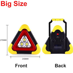 차량용 비상 안전 LED 충전 삼각대(미사용 큰사이즈)