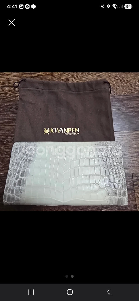 콴펜 Kwanpen 악어가죽 장지갑--0