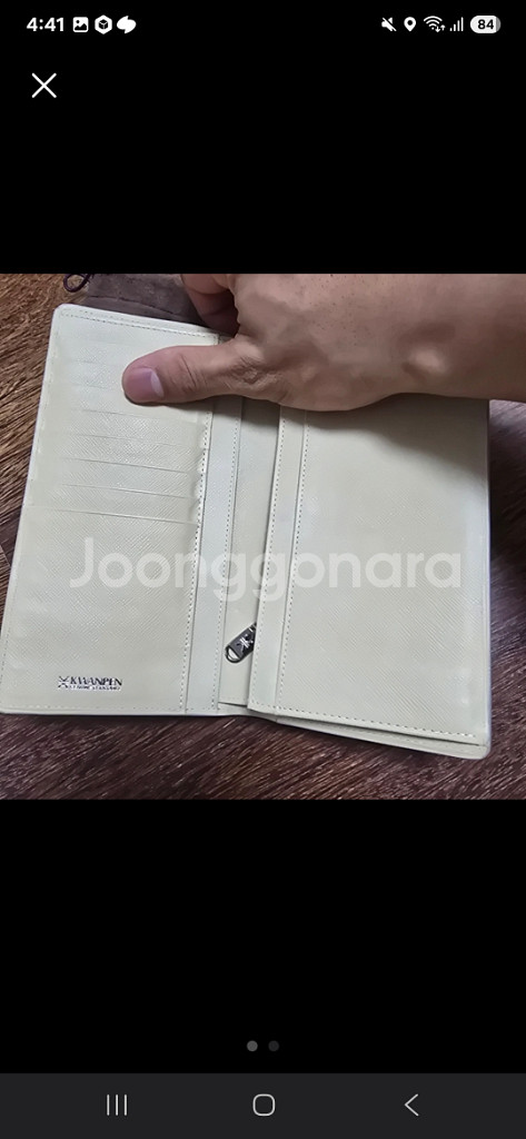 콴펜 Kwanpen 악어가죽 장지갑--1