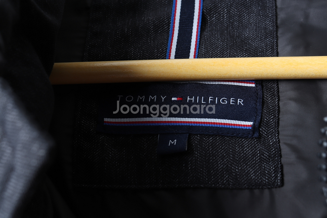 (M) 타미힐피거 패딩 점퍼자켓 그레이 올드스쿨--4