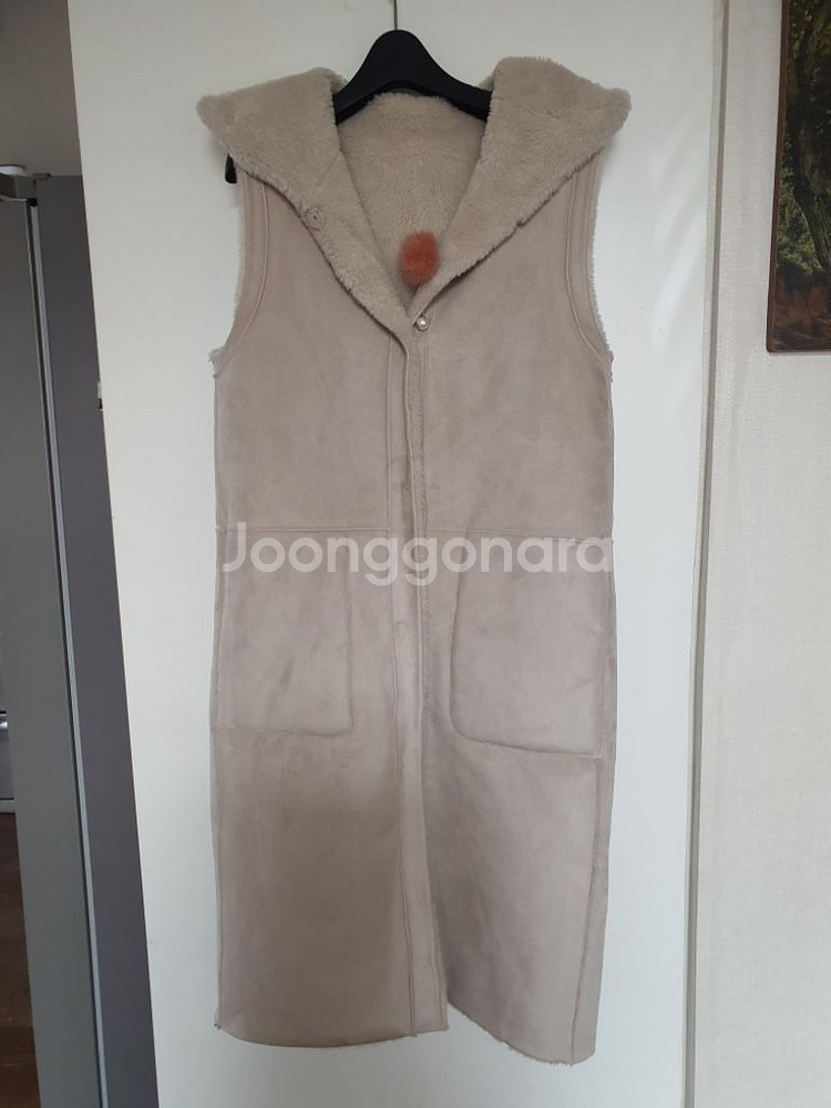 레노마 양면 롱후드베스트/프리--2