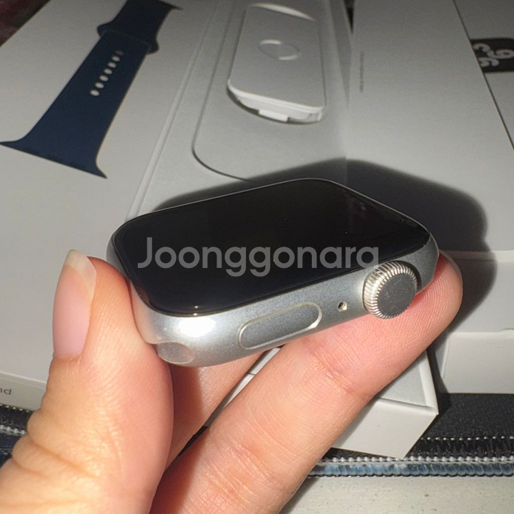 애플워치 se 44mm 실버--1