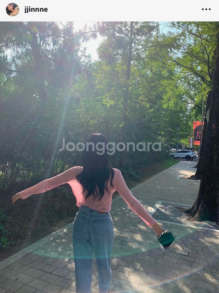 소버샵 핑크 가디건--1