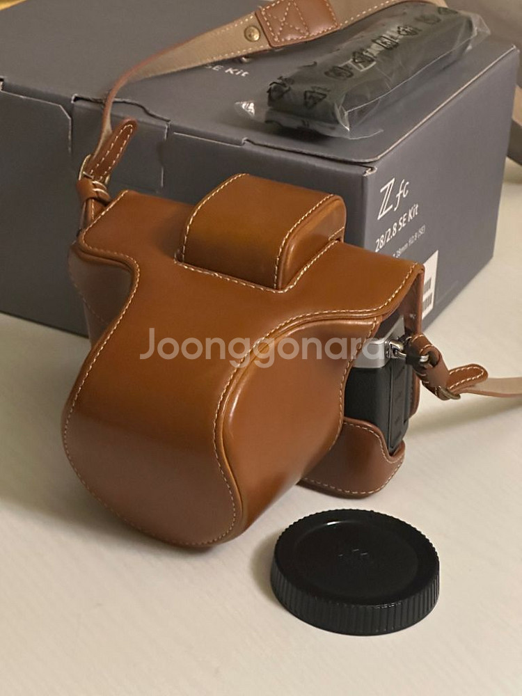니콘 Zfc 실버 + 28mm 렌즈 킷 풀박스 + 가죽--3