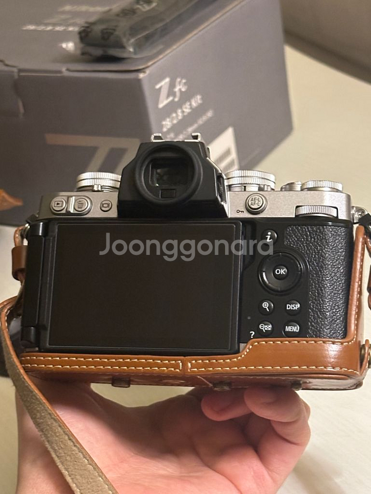 니콘 Zfc 실버 + 28mm 렌즈 킷 풀박스 + 가죽--1