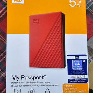 WD 5TB My Passport 외장하드 (새거)