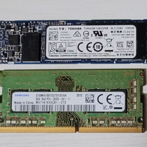 [반택포함] 노트북 DDR4 8G+SSD M.2 128