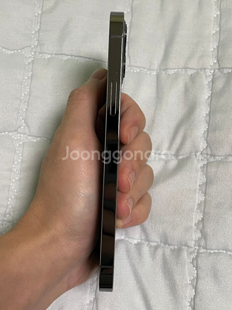 (개인)아이폰12프로 256기가 그래파이트 풀박스--3