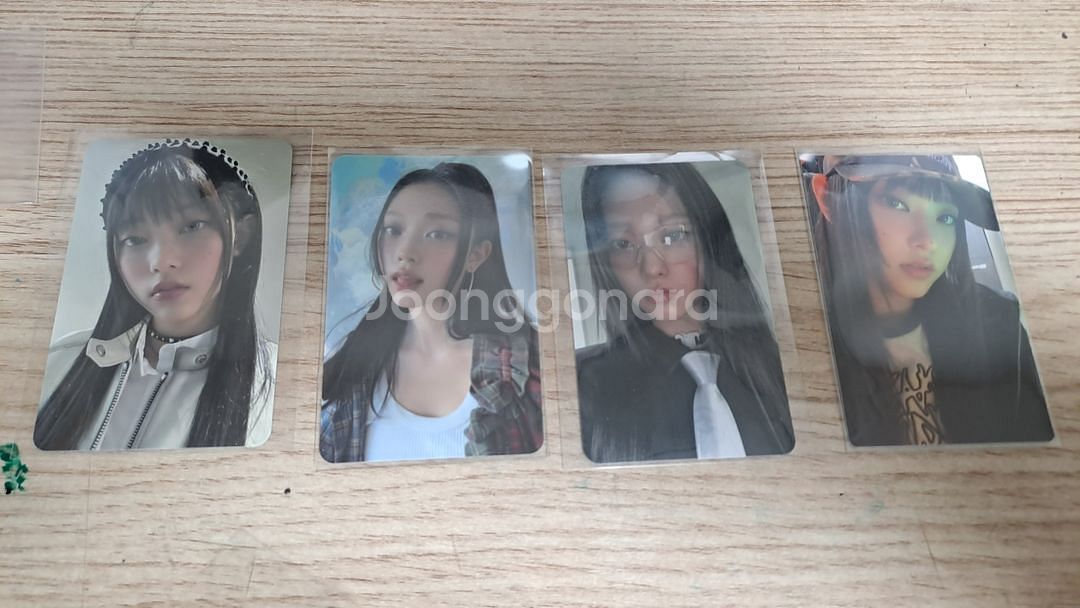 뉴진스 해린 포카 일괄(택포)--1