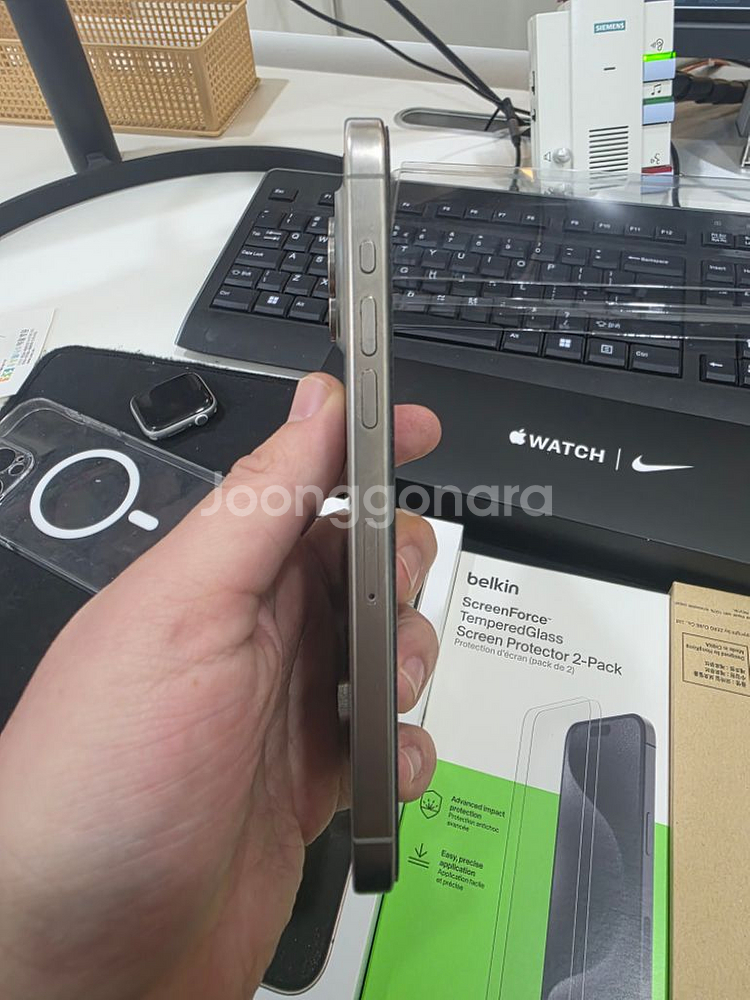 애플 아이폰 15 프로맥스 (256gb 내추럴)+ 애플--3