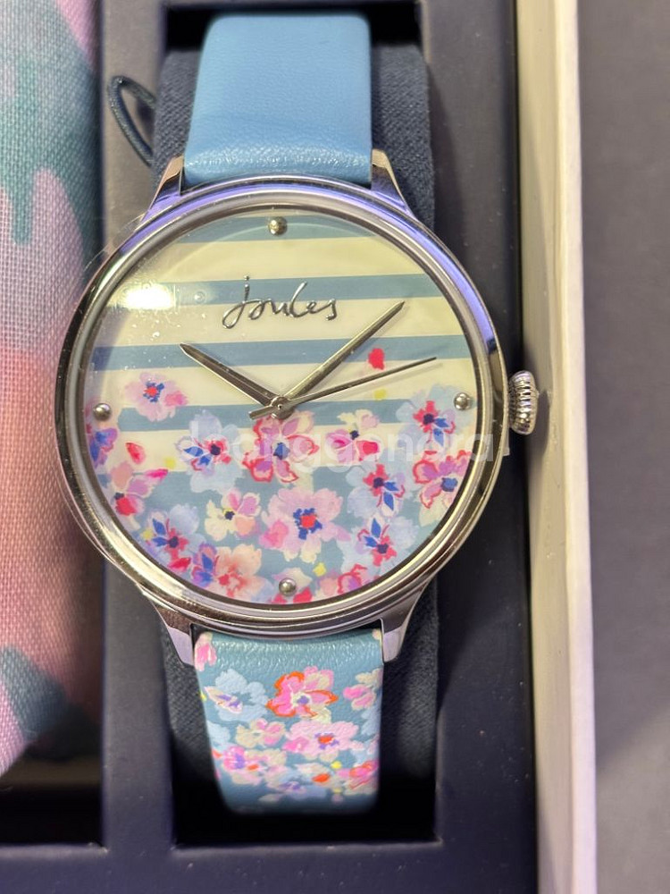 Joules 시계 스카프 세트 - 미사용품 쿼츠--1